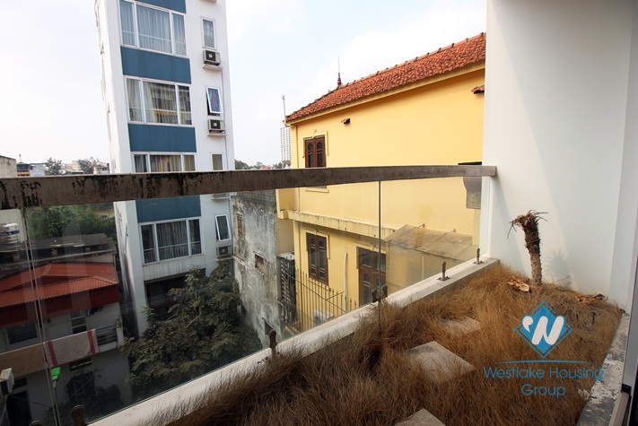 Modern house rental with a pool, nice wooden floor and balcony in Tay Ho
